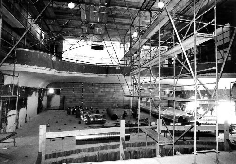 Renovierungs- und Umbauarbeiten im Großen Haus Quedlinburg im Jahr 1997