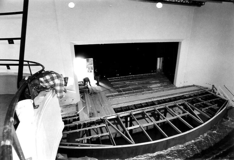 Renovierungs- und Umbauarbeiten im Großen Haus Quedlinburg im Jahr 1997